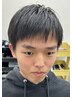 【メンズ】中学生/高校生 (カット+顔剃りorシャンプー)