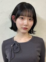 ロンド 表参道店(Lond)&nbsp;ミルクグレージュ/くびれレイヤーボブ/韓国巻き/顔周りカット