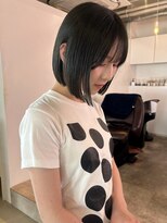 ライン(LINE)&nbsp;ボブ/切りっぱなしボブ/髪質改善