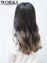 ワークス ヘアデザイン(WORKS HAIR DESIGN) グレーベージュ外国人風グラデーションカラー