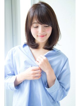 アンアミ オモテサンドウ(Un ami omotesando) 【Un ami】小顔ワンサイド・タンバルモリ ミディー 松井
