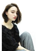20代30代40代ベージュ寒色系カラー大人ボブ透明感小顔