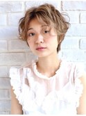 クセも生かせるふんわりショート