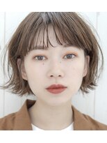 ビーチ 浦和店(Beach)&nbsp;外ハネショートボブ！グレージュ♪シースルーバング♪