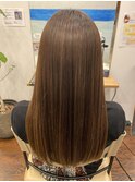 ナチュラルロングストレート
