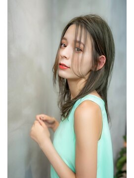 オースティン 門前仲町(AUSTIN) 前髪かき上げイメチェンイヤリングカラーラベンダーカラーくびれ