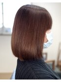 【Sec. hair design 水戸】やる前より髪質が良くなる!?縮毛矯正