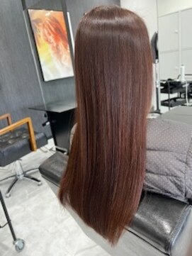 ディティール(Detail) 上品なツヤ髪×カシスピンクブラウン