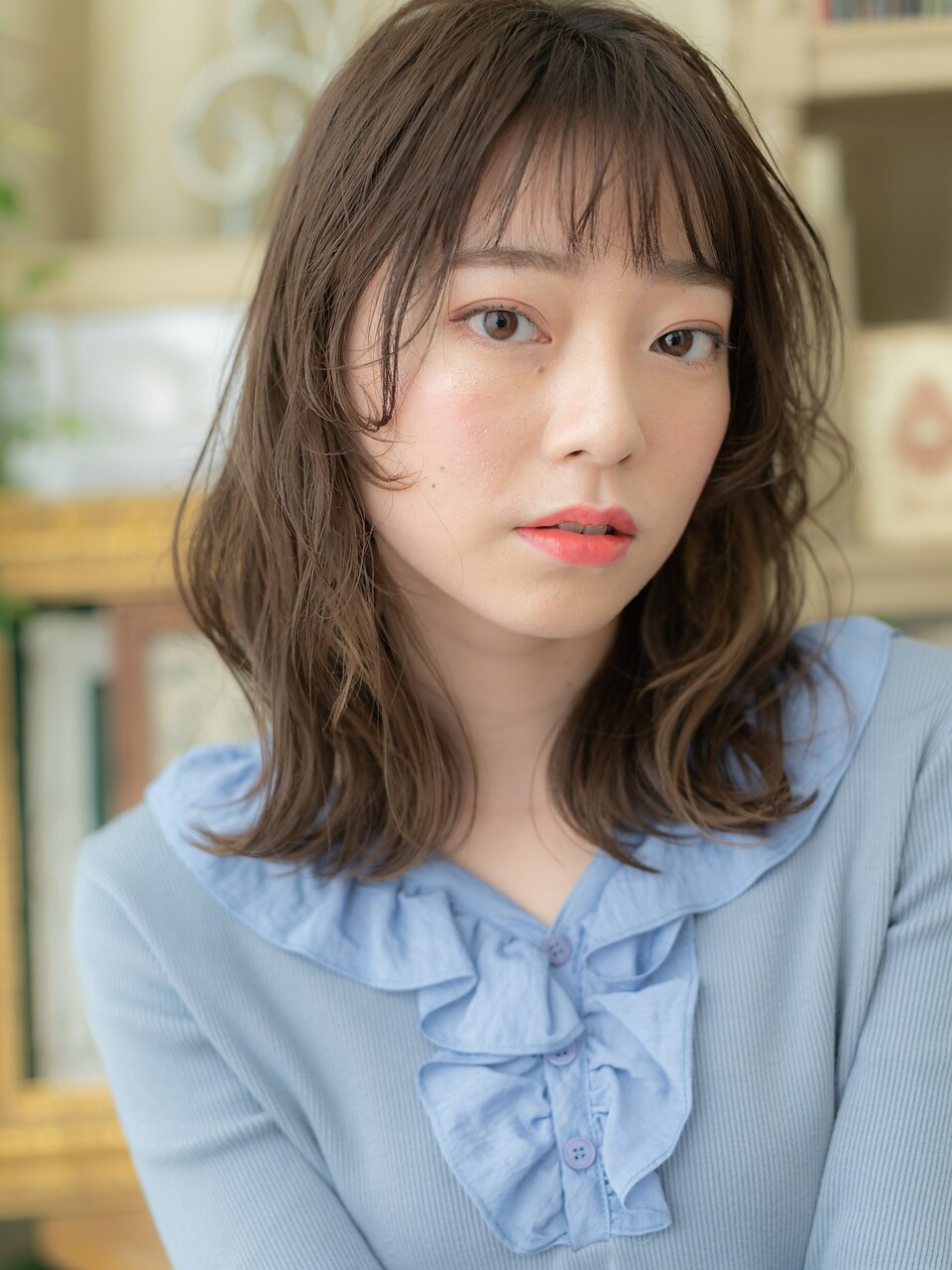 フェザーバング小顔くせ毛風大人ガーリーTa3川口20代30代40代