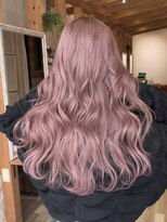 リード バイ ラグーン(LEAD by LAGOON)&nbsp;ピンクベージュケアブリーチインナーカラーグラデーション