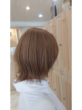 シャンティ 平岸店(Shanti) ワンブリーチでのミルクティーベージュ