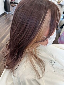 ヘアガーデン ティアラ(Hair Garden TIARA) 20代30代ベージュインナーブラウンカラー