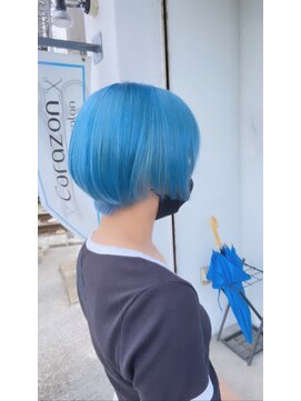 ヘアーメイク コラソン(hair make corazon) 似合わせカットメルティカラー着物フェミニンロング