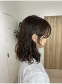 耳掛けパーマ