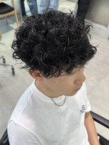 フィフス 天神大名(fifth)&nbsp;プードルパーマハードスパイラルパーママッシュメンズパーマ束感