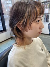 レガロ Regalo ヘアー メイク Hair make マッシュウルフ、インナーカラー