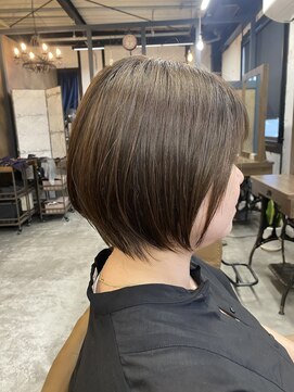 ベレッタ 枚方店(veretta.) 似合わせお任せショートボブ　担当　小林/丸みショート/髪質改善
