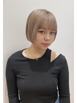 アッシュ 中目黒店(Ash)&nbsp;ハイトーンミニボブ×フェイスレイヤー