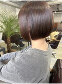 【えいじ】髪質改善ストレート×ボブ