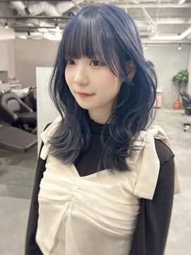 ジエクト カナウ(The Ect canow) レイヤーカット似合わせカットくびれヘアシアーカラーブルージュ