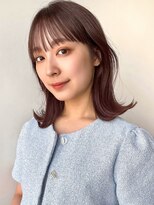 ラフ フロム ガーデン(Laf from GARDEN)&nbsp;くびれミディ/レイヤーカット/ラベンダーベージュ/髪質改善/韓国