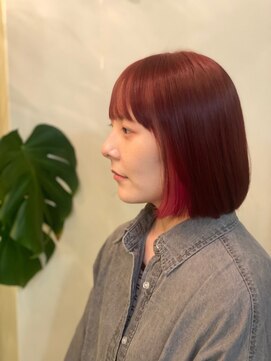 カノンドラムリー(Kanon de Lamuly) ピンクボブ    インナーカラー