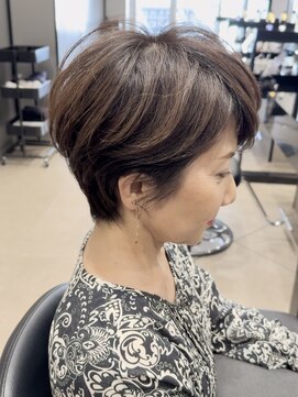 ハルキ ミナト ジャパン オオサカ(HARUKI MINATO japan OSAKA) 40代50代60代白髪マッシュショートボブ大人美人くびれ髪質改善