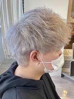 サロンドジョー(salon de joe)&nbsp;メンズカットブリーチダブルカラーハイライトハイトーンショート