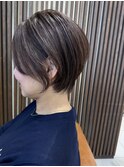 ハンサムショート。