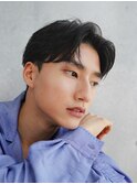 ニュアンスパーマツーブロックマッシュセンターパート前下がり★