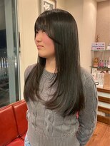 シェール(cher)&nbsp;ナチュラルストレートロング/グレージュ