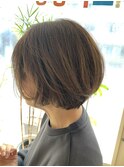 重めショート風ボブ