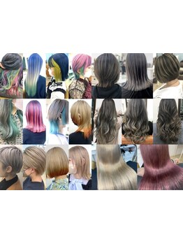ハイトーンなら【SHALLTIA】にお任せ◆ダメージレスでガツンと派手髪や韓国風デザイン、ウルフカットも◎
