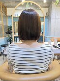 ミニウルフレイヤーカット顔周り前髪韓国ショートボブ/大宮