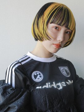 テルヴェ(Terve) 【Terve.】前上がりボブ×デザインカラー