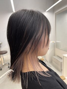 ソッチ(sotti.) ブラック×ホワイトシルバー　インナーカラー