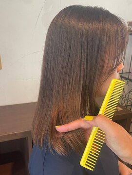 シュシュ 宜野湾店(chou chou) くびれヘア/アプリコットオレンジ/夏のヘアアレンジ/宜野湾