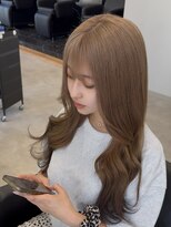 ラピステン 福岡天神 大名店(Lapis) ミルクティーベージュ/ブリーチ1回/韓国ヘア