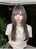 シャギーレイヤー/シャギーウルフ/ハイトーンウルフ/グレージュ