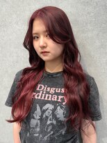 デイジー(Daisy)&nbsp;ダブルカラー/ブリーチなしカラー/暖色カラー/ワインレッド