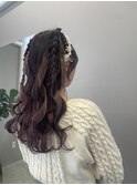 卒業式ヘアセット