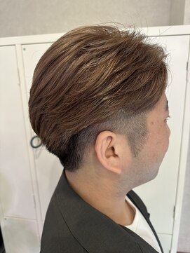 イリエヘア 川口(irier hair) メンズダブルカラー☆ミルクティーベージュ