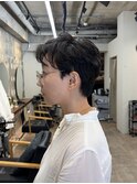 ピンパーマで作る柔らかショートパーマ