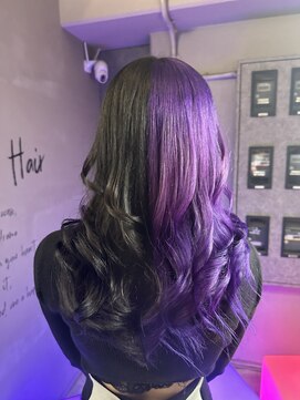 ラニシス ヘアー(Lanisis Hair) 推しカラー!ツートン紫!