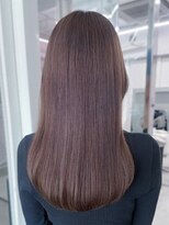 フィヴェント(Fivent)&nbsp;黒髪韓国小顔レイヤーイメチェン暗めオリーブグレークラゲヘアー