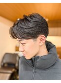 テーパーフェード/曲がる縮毛矯正/フェザーパーマ/横浜