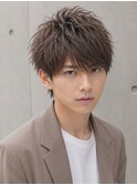 ◆ダウンバング【リバースセンターパート】ダークミルクブラウン