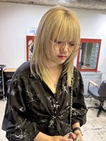 ノル 栄矢場町(nol)&nbsp;レイヤーカット×ブロンド