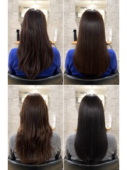 ヘアーリゾートガーデン 浅草 蔵前店(Hair Resort Garden)の写真/指通り滑らかな美髪へ♪憧れの艶髪をに実現します☆高品質×コスパ◎のカット＋ケアカラーがお得♪浅草蔵前