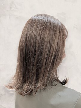 エルプラスヘアー 平尾店(L+hair) 髪質改善カラーミルクティー透明感外ハネ小顔